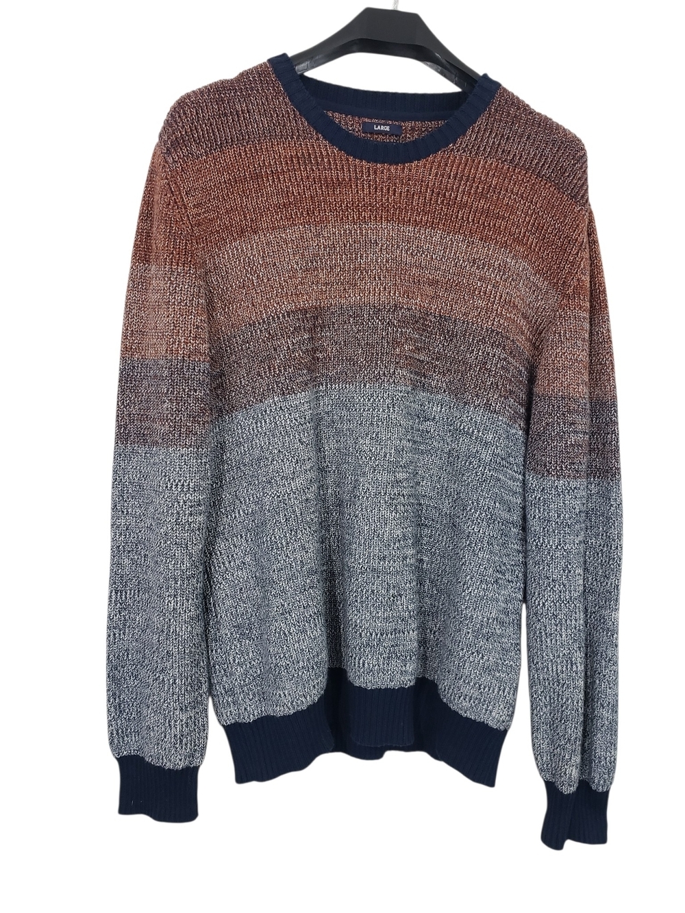 American Rag  Men's Ombre Colorblock Knit Crewneck Sweater Size Large